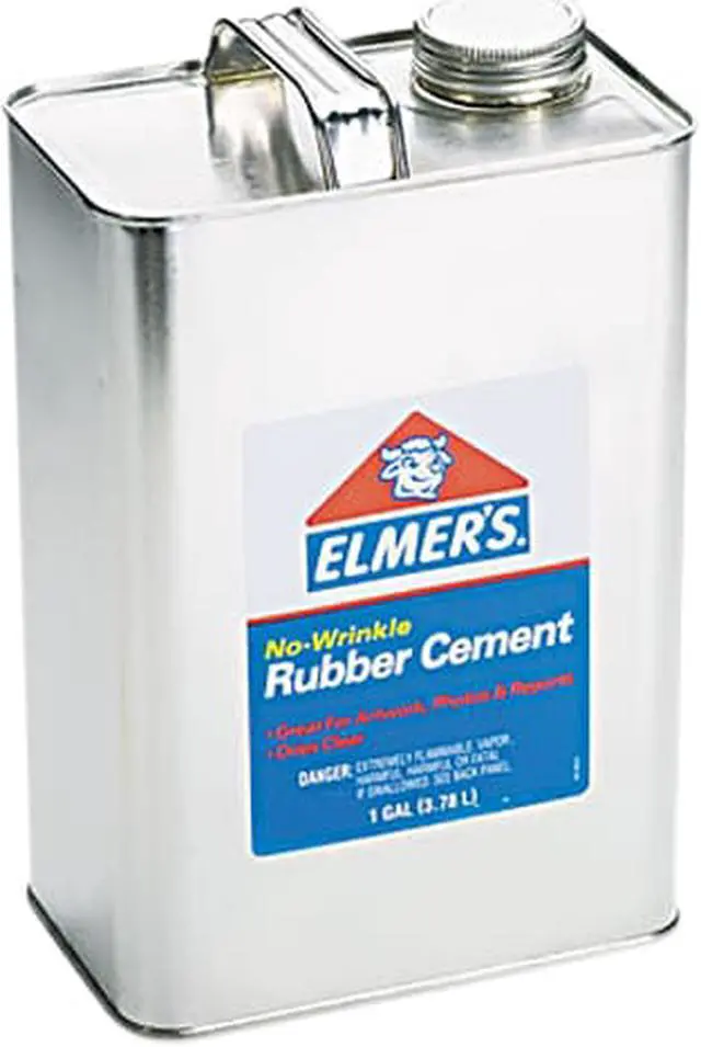 Main image of Elmer's 234 Rubber Cement, Repositionable, 1 gal, 1 Each