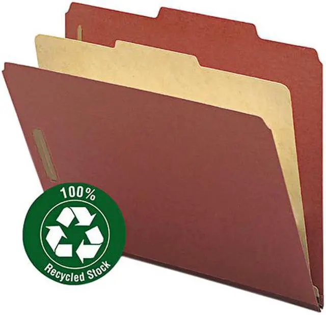 Main image of Smead Folder,Clas,Ltr,1 Div,Rd 13724