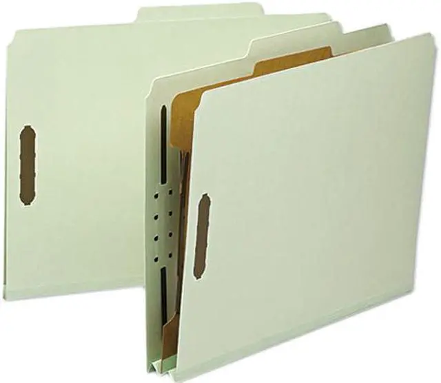 Main image of Smead Folder,Clas,Ltr,1dv,Gy/Gn 13723