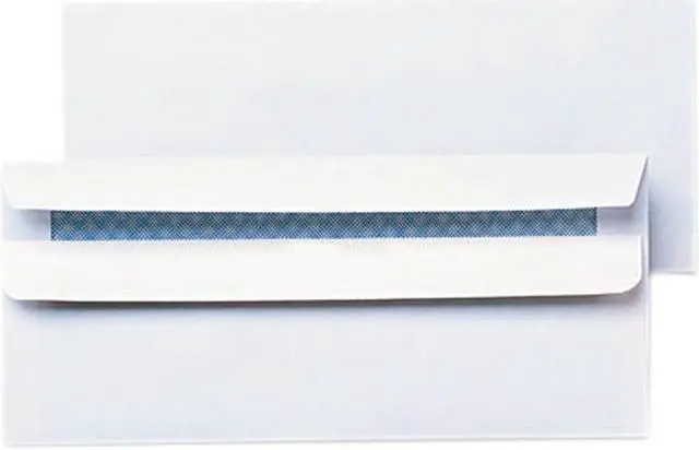 Main image of Self-Seal Business Envelope, Security Tint, #10, White, 500/Box