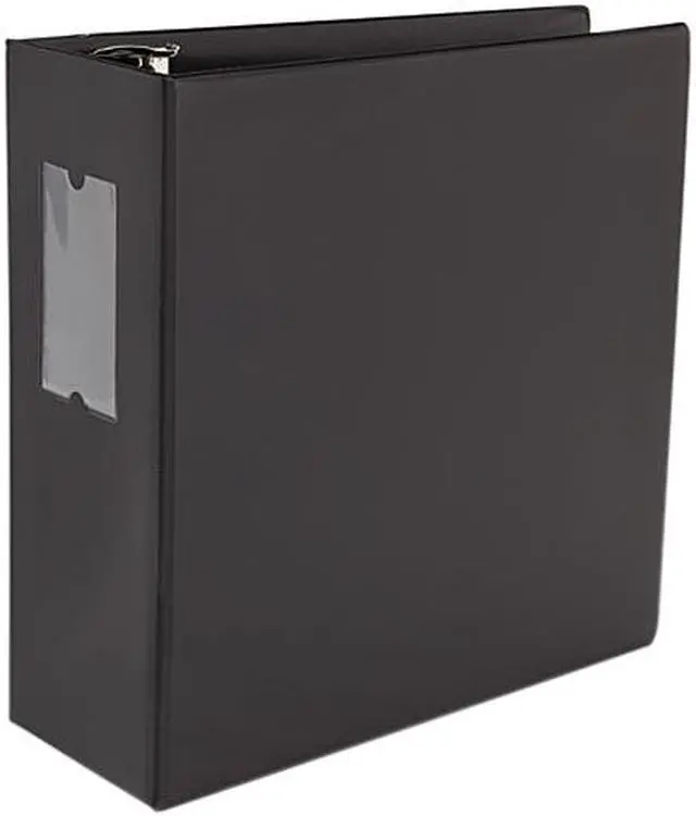 Main image of UNIVERSAL D-Ring Binder 5" Capacity 8-1/2 x 11 Black 20714