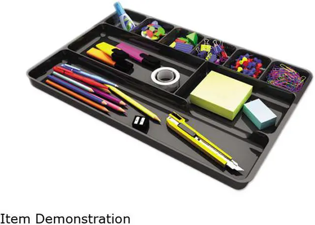 Main image of UNIVERSAL Recycled Drawer Organizer Nine Compartments Plastic 14 x 9 x 1 1/8 08120