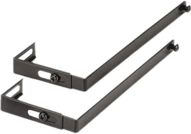 Main image of Adjustable Cubicle Hangers, Black,  Set Of Two