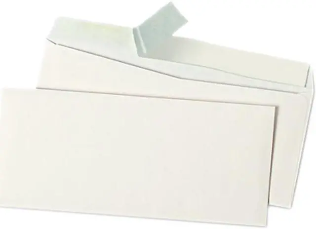 Main image of Peel Seal Strip Business Envelope, #10, White, 100/Box
