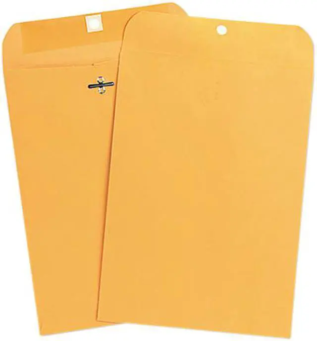 Main image of Kraft Clasp Envelope, Side Seam, 28Lb, 7 1/2 X 10 1/2, Light Brown, 10