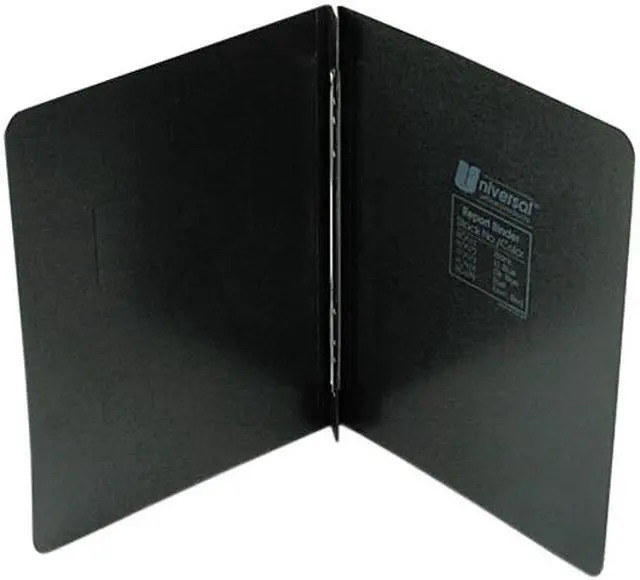 Main image of Pressboard Report Cover, Prong Clip, Letter, 3" Capacity, Black