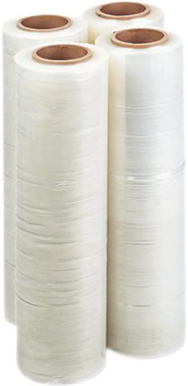 Main image of Handwrap Stretch Film, 47 Gauge, 18" X 1500Ft, Clear, 4 Rolls/Carton