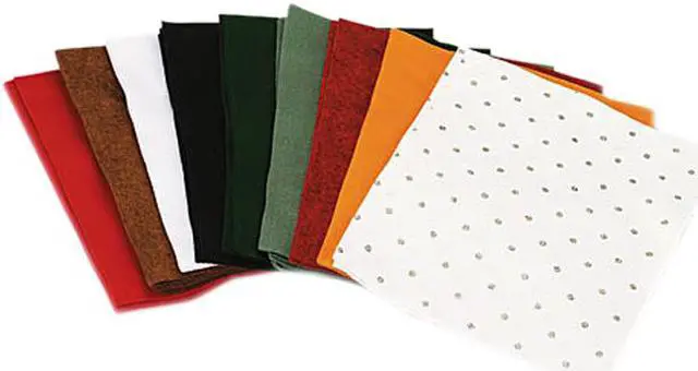 Main image of One Pound Felt Sheet Pack, Rectangular, 9 X 12, Assorted Colors