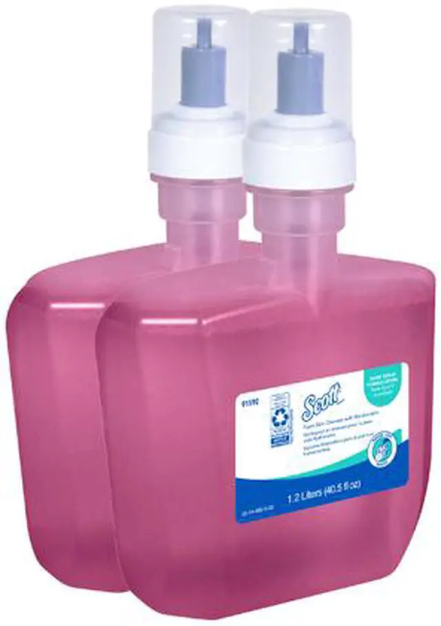 Alt view image 2 of 3 - Scott Pro (formerly Kleenex) Liquid Hand Soap with Moisturizers (91592), Pink, Floral Scent, 1.2L E-Cassette, 2 Bottles / Case - Same Kleenex quality, now Scott branded