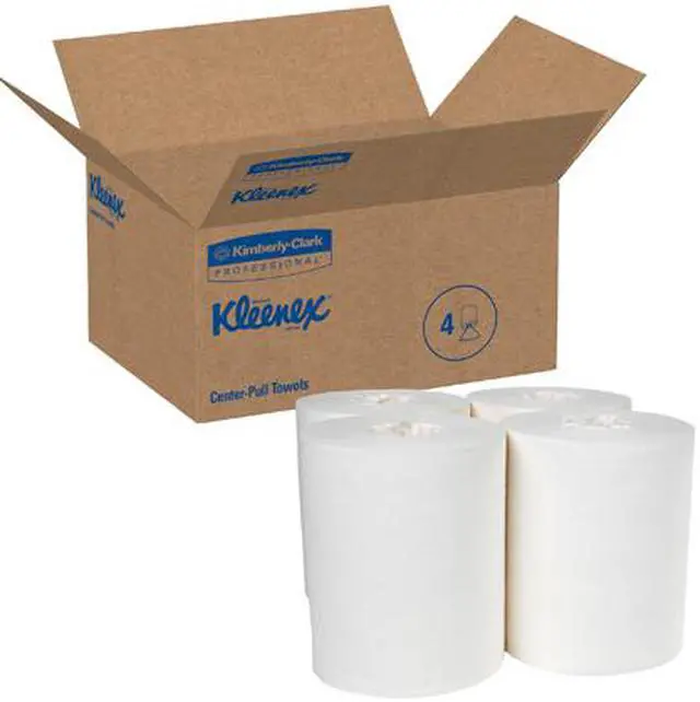 Alt view image 5 of 5 - Kleenex Premiere Center-Pull Paper Towels (01320) with Cloth-Like Feel, White Perforated Bulk Paper Towels, 250 Towels / Pack, 4 Packs / Case, 1,000 Sheets / Case