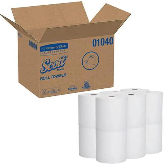 Alt view image 4 of 5 - Scott Hard Roll Towels 8 x 800ft White 12 Rolls/Carton 01040