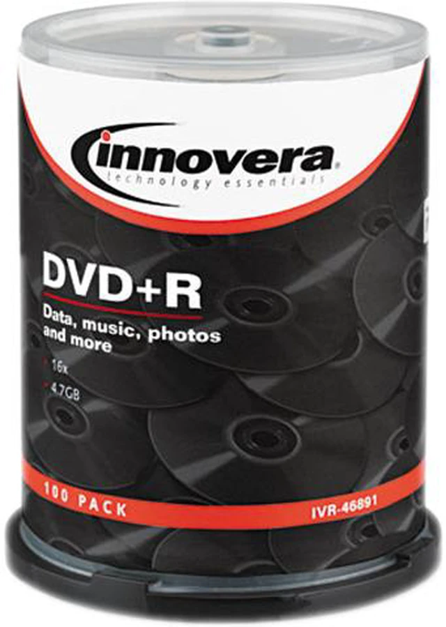 Dvd+R Discs, 4.7Gb, 16X, Spindle, Silver, 100/Pack - Newegg.com