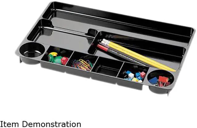 Main image of Officemate Rec Desk Drawer Organizer 9-Comp 14"x9"x1-1/8" BK 26032