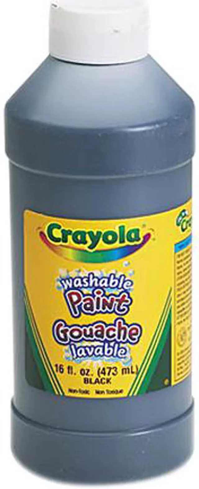 Main image of Washable Paint, Black, 16 Oz