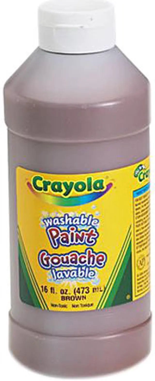 Main image of Washable Paint, Brown, 16 Oz