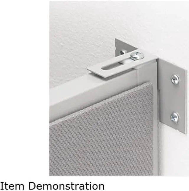 Main image of Basyx Versé Quick Connect Wall Mount Connecting Hardware Gray PWB1GY