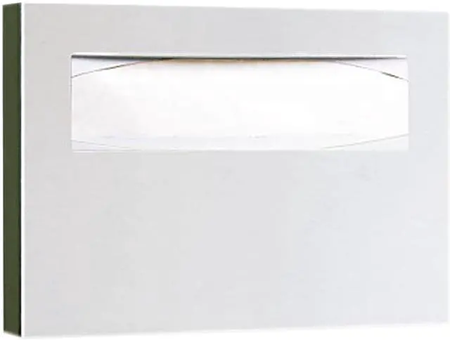 Main image of Toilet Seat Cover Dispenser, 15-3/4 x 2 x 11, Satin Stainless Steel