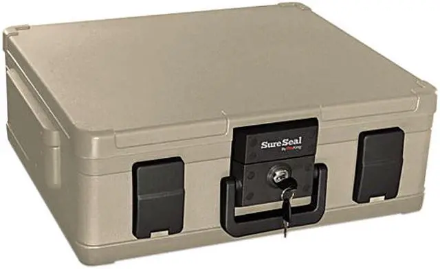 Main image of Fire King Fire and Waterproof Chest 0.38 cu ft 19.9w x 17d x 7.3h Taupe SS104