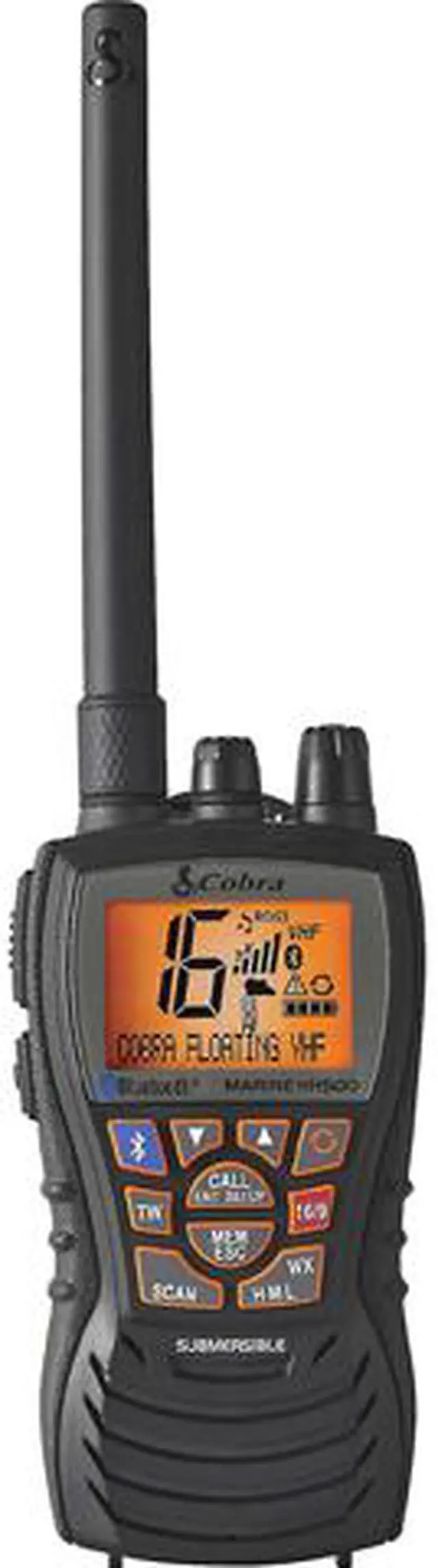 Main image of COBRA ELECTRONICS MR HH500 FLT BT Marine VHF H and held Floating 6-Watt Radio wi