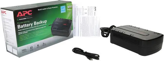 Alt view image 7 of 7 - APC BN700MC Back-UPS 700 VA 8-Outlet Uninterruptible Power Supply (UPS)