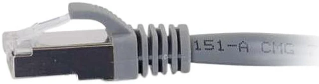 Alt view image 4 of 4 - C2G 00971 Cat6a Cable - Snagless Shielded Ethernet Network Patch Cable, Gray (6 Inches)