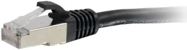 Main image of C2G 12ft Cat6 Snagless Shielded (STP) Network Patch Cable - Black