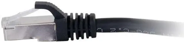 Alt view image 2 of 2 - C2G 12ft Cat6 Snagless Shielded (STP) Network Patch Cable - Black