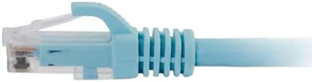 Alt view image 3 of 4 - C2G 00769 Cat6a Cable - Snagless Unshielded Ethernet Network Patch Cable, Aqua (15 Feet, 4.57 Meters)