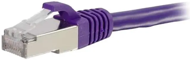 Alt view image 2 of 3 - C2G 6FT CAT6 SNAGLESS SHIELDED (STP) NETWORK PATCH CABLE - PURPLE
