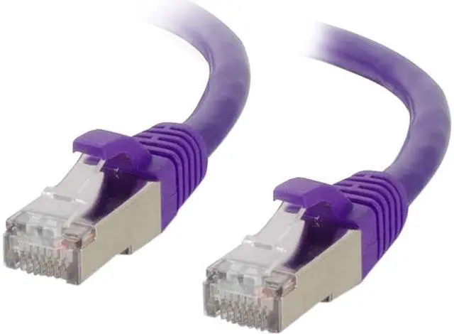 Main image of C2G 6FT CAT6 SNAGLESS SHIELDED (STP) NETWORK PATCH CABLE - PURPLE