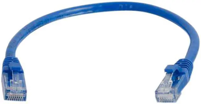 Alt view image 2 of 4 - C2G 00696 Cat6a Cable - Snagless Unshielded Ethernet Network Patch Cable, Blue (8 Feet, 2.43 Meters)