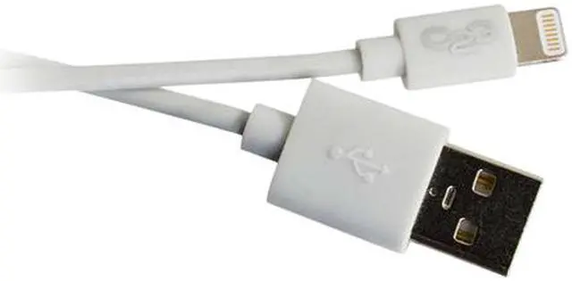 Alt view image 2 of 5 - C2G 35498 1M USB A MALE TO LIGHTNING MALE SYNC AND CHARGING CABLE - WHITE (3.3FT)