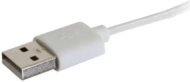 Alt view image 4 of 5 - C2G 35498 1M USB A MALE TO LIGHTNING MALE SYNC AND CHARGING CABLE - WHITE (3.3FT)