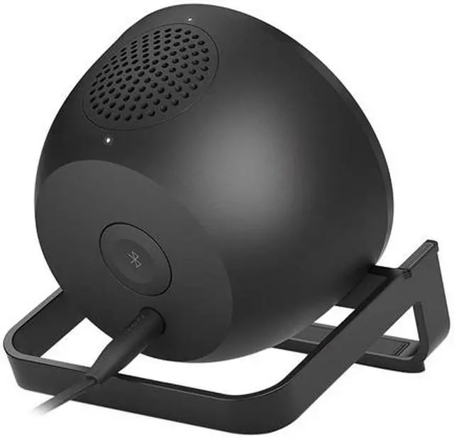 Alt view image 3 of 9 - Belkin Wireless Charging Speaker (Wireless Charging Stand + Bluetooth Speaker) Charge While Taking Video Calls, Streaming Videos, Listening to Music (AUF001TTBK)