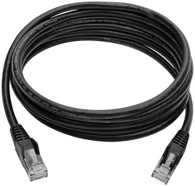 Alt view image 2 of 5 - Tripp Lite Cat6 8ft Snagless Unshielded (UTP) Network Patch Cable - Black