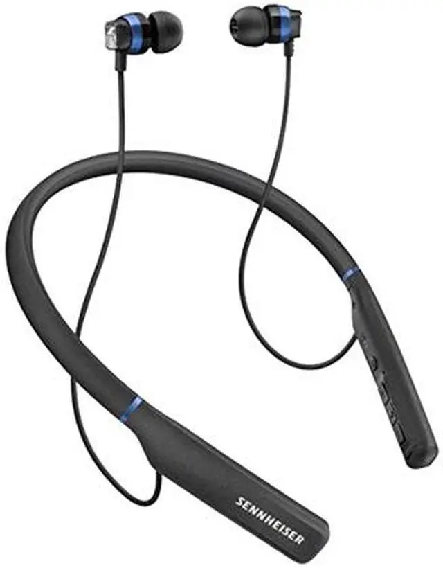 Alt view image 2 of 5 - Sennheiser CX 7.00BT Wireless Neckband In-Ear Headphones with Built-In Remote and Microphone (Black)