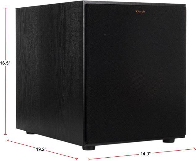 Alt view image 2 of 6 - Klipsch R-120SW - Reference Series 12" 400W Powered Subwoofer - Black