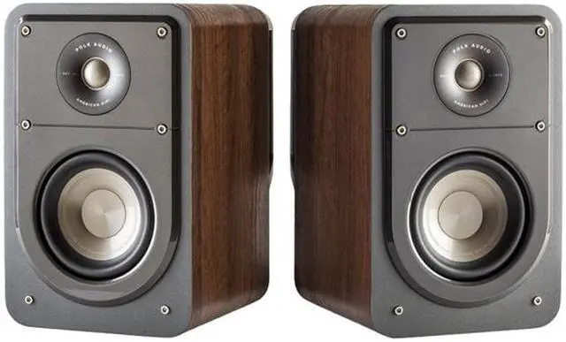 Alt view image 7 of 10 - Polk Audio Signature S15 American HiFi Home Theater Compact Bookshelf Speaker (Black / Pair)