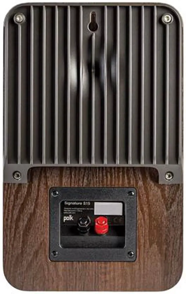 Alt view image 5 of 10 - Polk Audio Signature S15 American HiFi Home Theater Compact Bookshelf Speaker (Black / Pair)