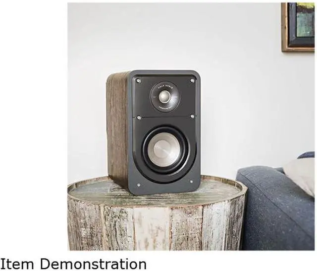 Alt view image 9 of 10 - Polk Audio Signature S15 American HiFi Home Theater Compact Bookshelf Speaker (Black / Pair)