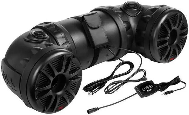 Alt view image 7 of 7 - 8" Marine Speaker 700-watt Off-road Marine Sound System BluetoothÂ® Enabled