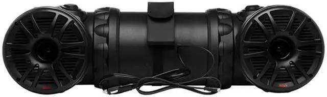 Alt view image 2 of 7 - 8" Marine Speaker 700-watt Off-road Marine Sound System BluetoothÂ® Enabled