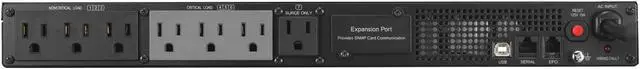 Alt view image 4 of 4 - CyberPower Smart App Sinewave 700 VA/600 W Pure Sine Wave 1U Rack Mountable UPS
