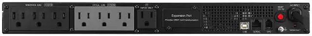 Alt view image 4 of 4 - CyberPower PR500LCDRT1U Smart App Sinewave UPS 500VA 400W SNMP/HTTP 1U Rack/Tower