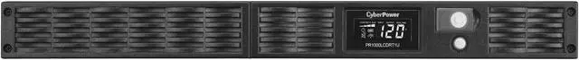 Alt view image 2 of 3 - CyberPower PR1000LCDRT1U Smart App 1000 VA / 800 W Sine Wave 1U RT LCD UPS