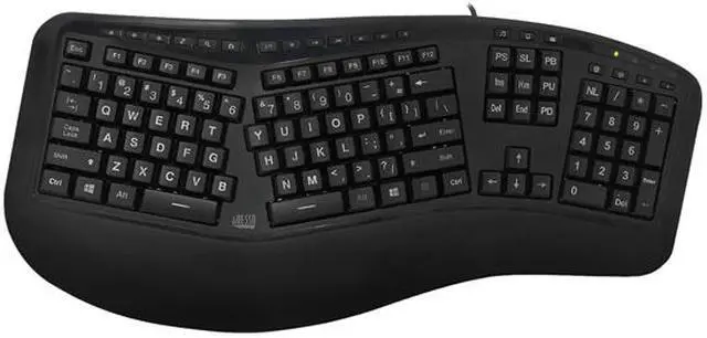 Alt view image 6 of 9 - ERGONOMIC ILLUMINATED KEYBOARD