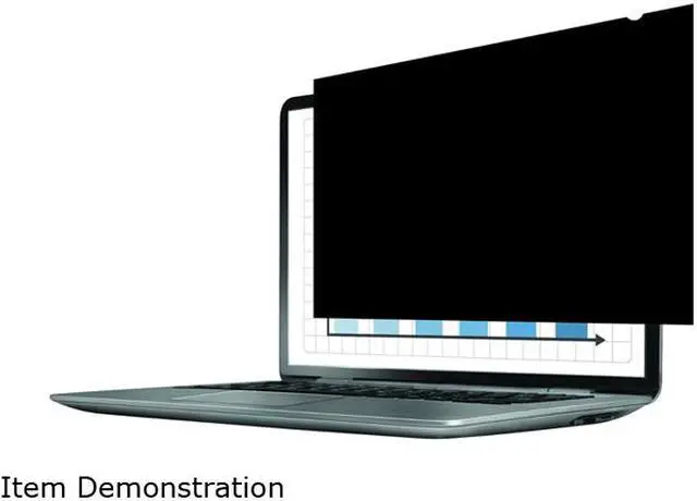 Main image of Fellowes Privascreen Blackout Privacy Filter Crystal Clear Black