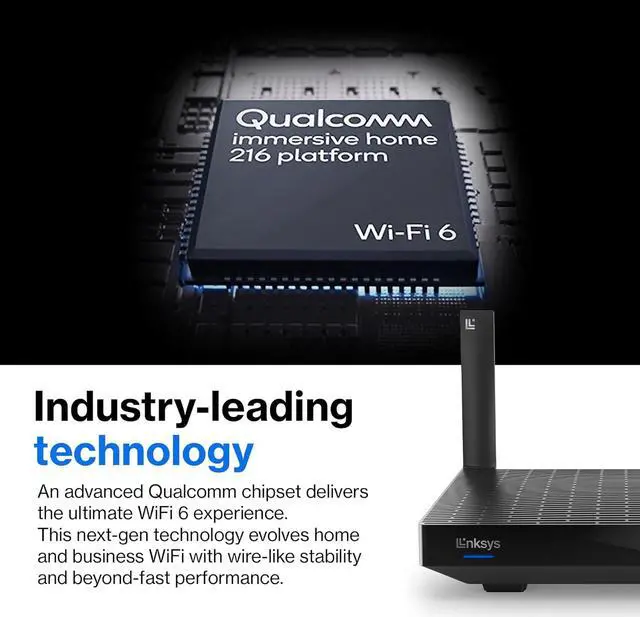 Alt view image 8 of 8 - Linksys AX1800 Smart Mesh Wi-Fi 6 Router for Home Mesh Networking (MR7350)