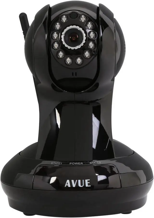 Alt view image 2 of 5 - AVUE AVP561B HD 720P Plug & Play WiFi Wireless Day/Night Pan/Tilt 2 Way Audio Local Storage Cloud IP Camera