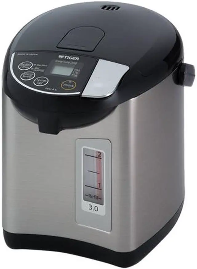 Main image of Tiger PDU-A30U-K 3.0-Liter Electric Water Boiler and Warmer, Stainless, Black